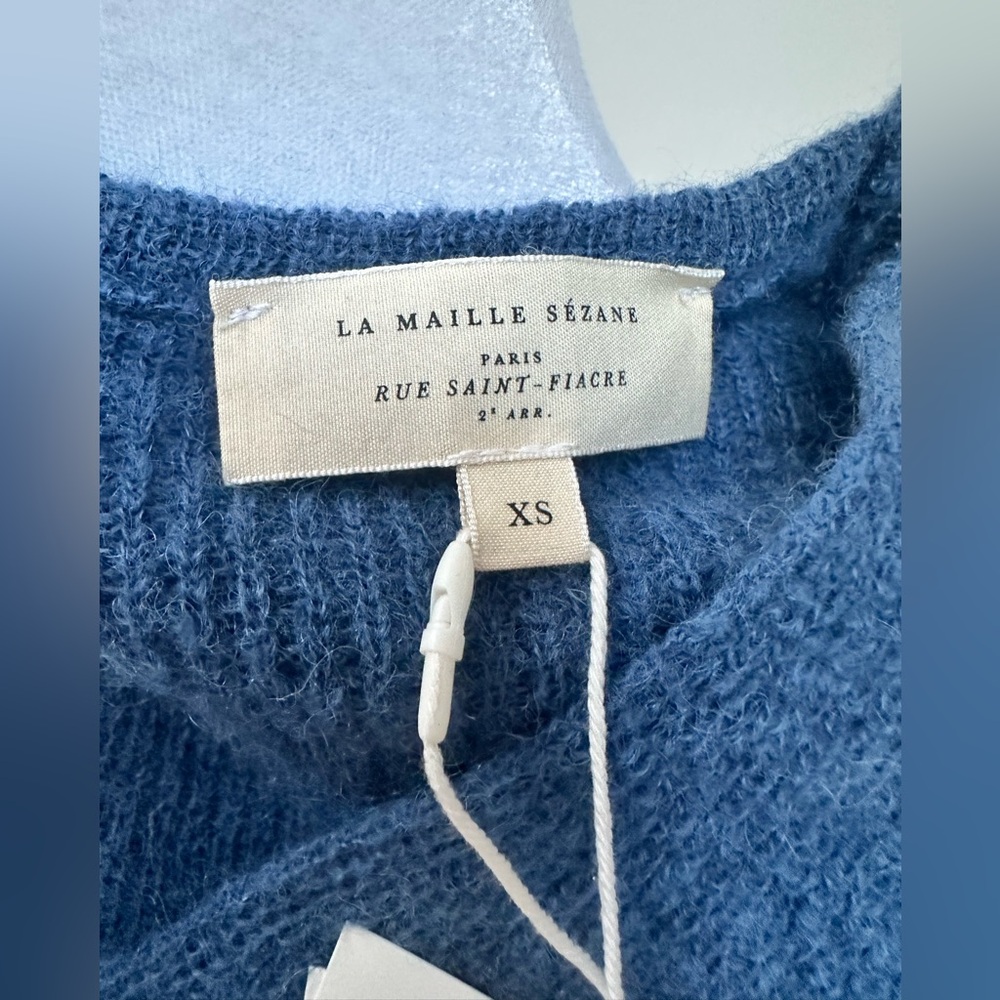 Sezane Women's Blue Cardigan - Picture 7 of 9